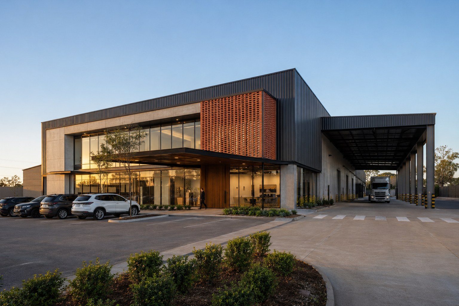 Commercial, corporate or industrial space