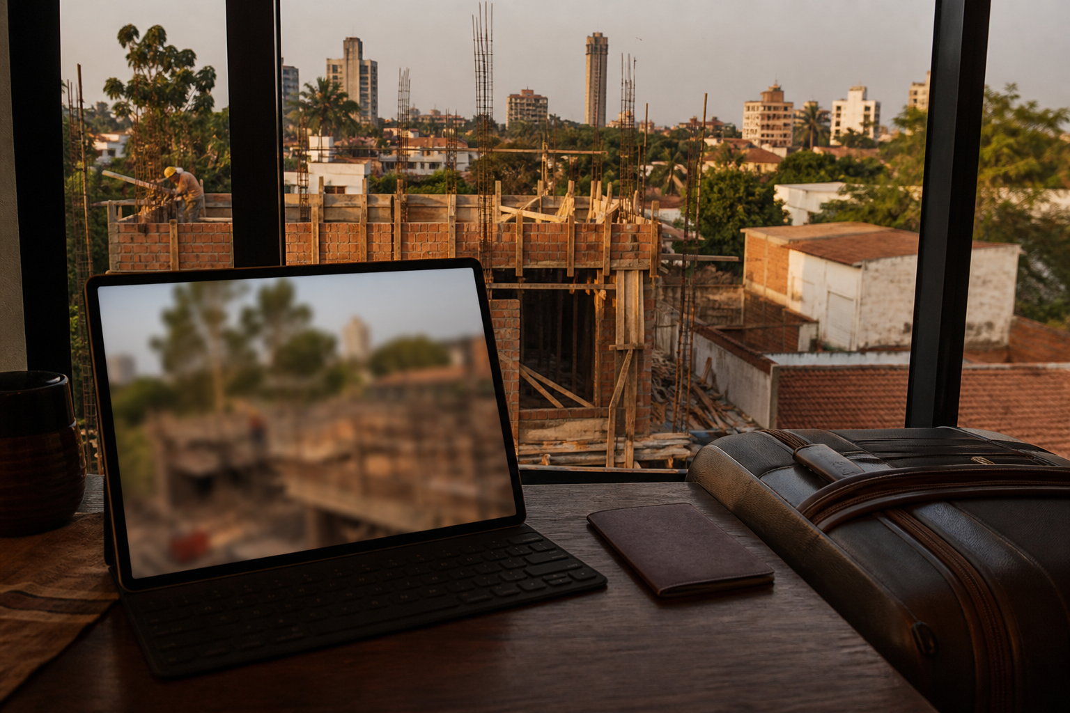 Seguimiento de obra a distancia con planos y reporte