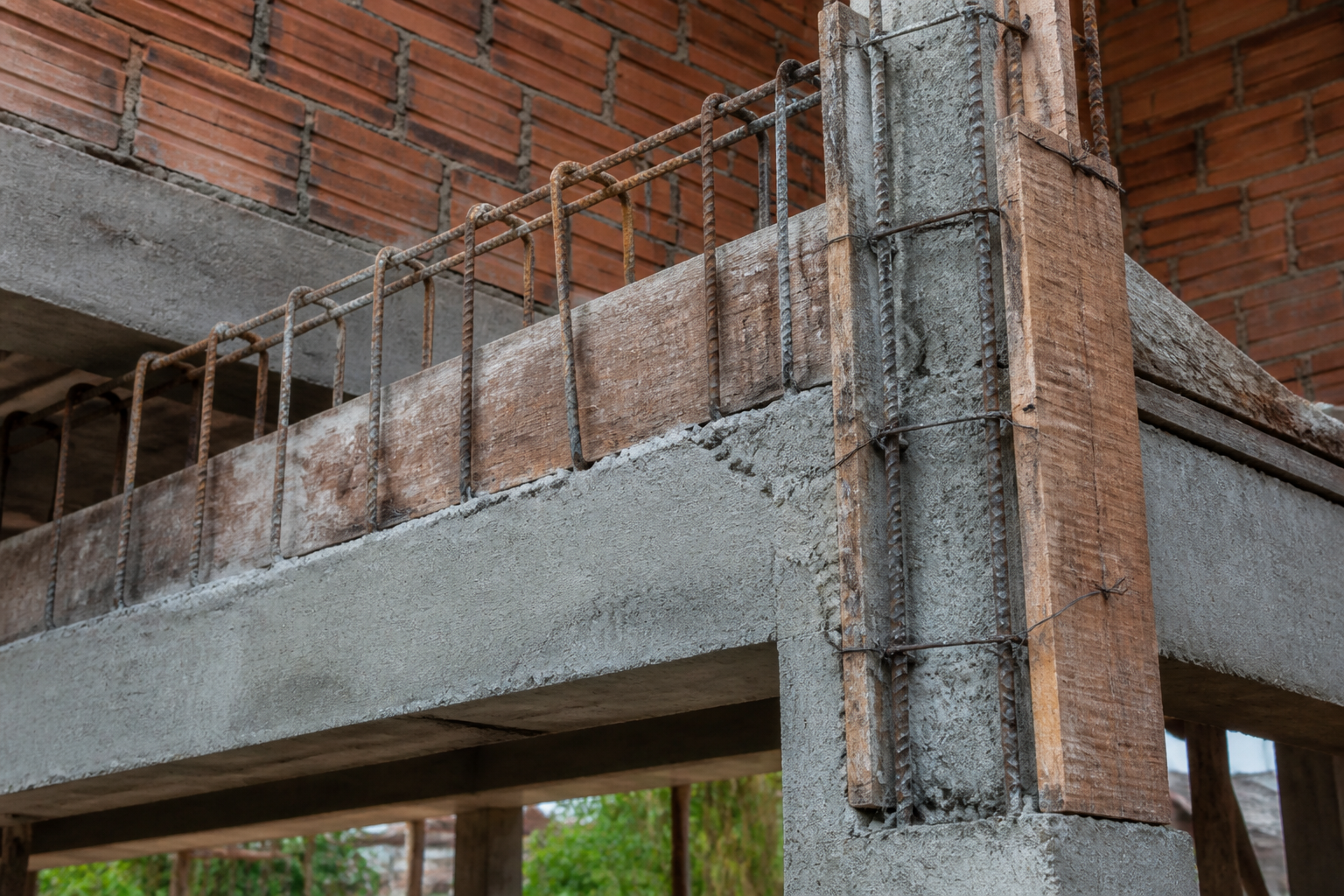 Fundaciones: el lote habla primero — Armadura y encofrado de una losa en obra