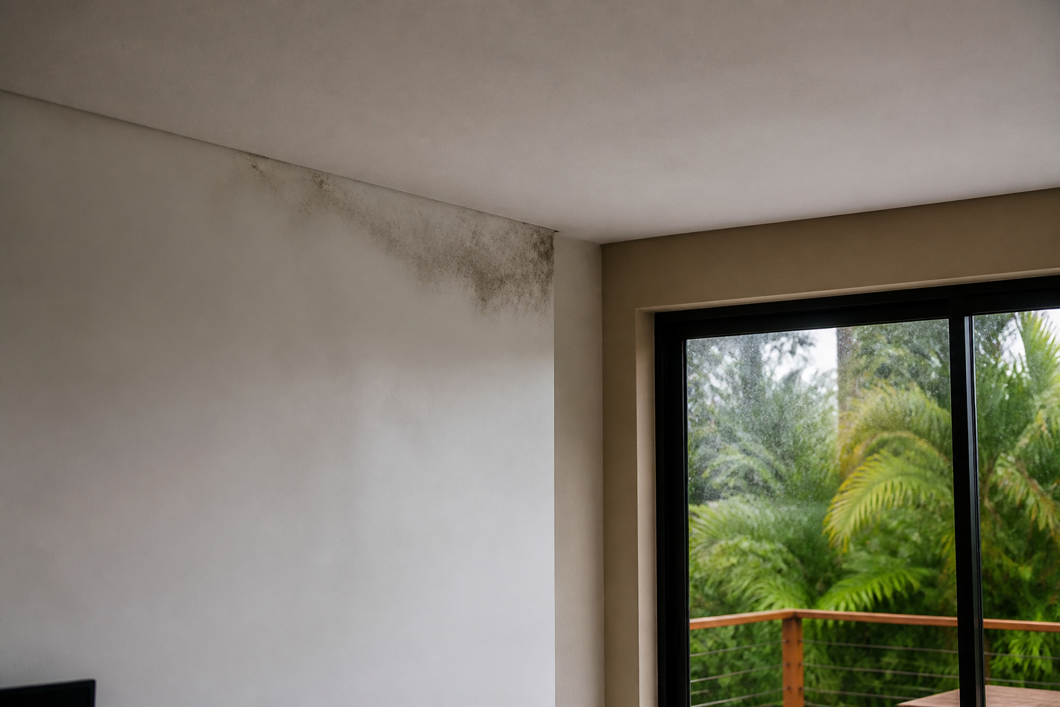 Detalle de muro y encuentro con piso en clima húmedo