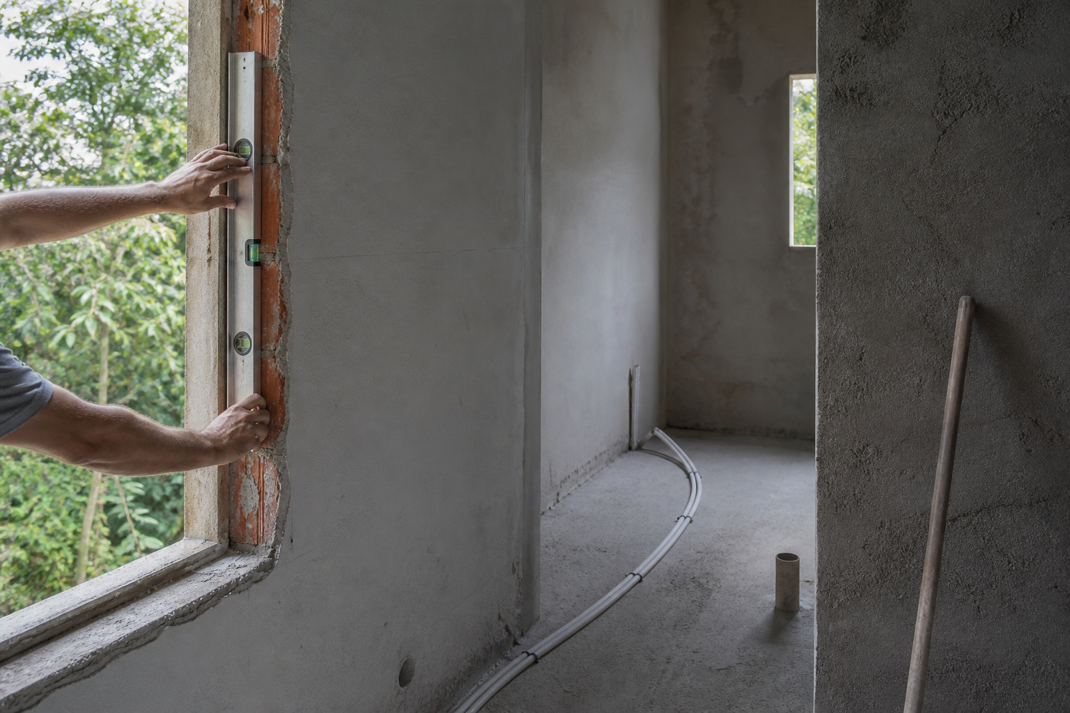 Siempre el mismo circuito — Recorrido de inspección en una obra de vivienda