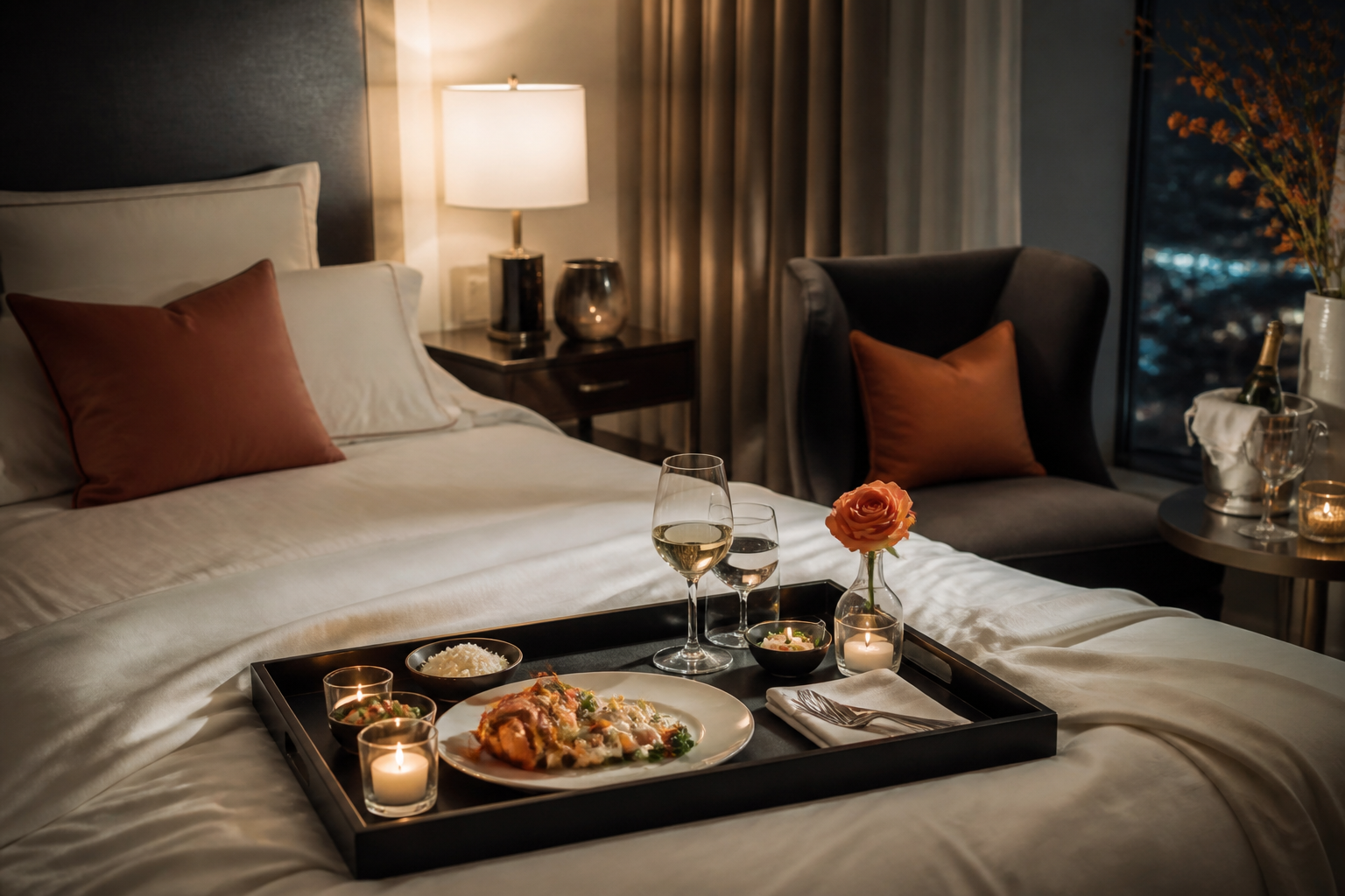 Cena + una noche de hotel